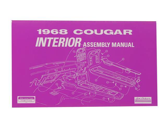 Interior Assembly Manual, 68 Cougar