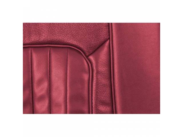 Rear Bench Only Upholstery Set, XR-7, Dark Red