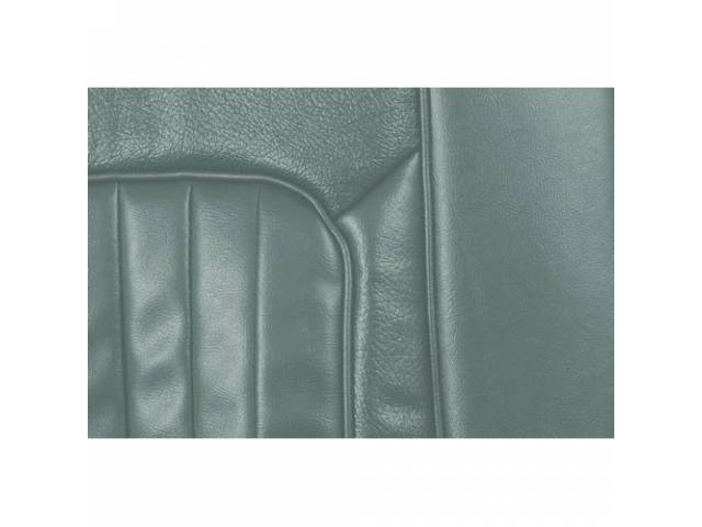 Rear Bench Only Upholstery Set, XR-7, Light Aqua