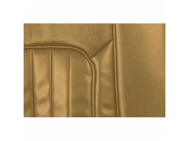 Rear Bench Only Upholstery Set, XR-7, Light Nugget gold