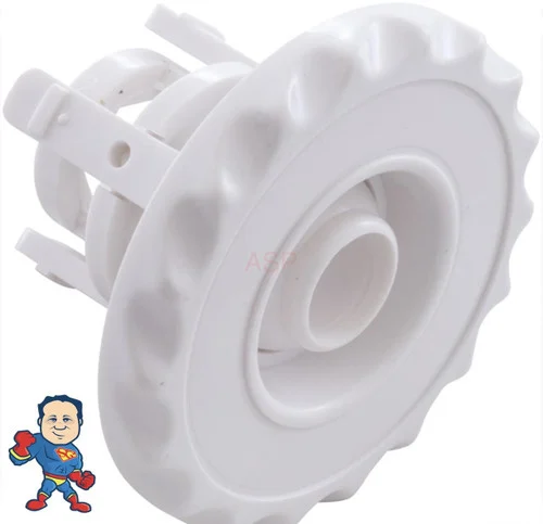 Waterway Mini Jet Internal White 2-9/16″ Adjustable Directional 5 Scallop New Style