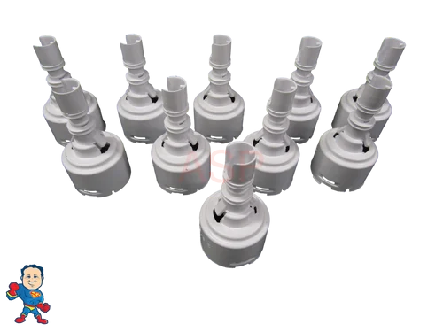 Waterway Mini Storm Jet Diffusers 10-Pack for 3″ to 3 5/16″ Face Jets – Replacement Parts