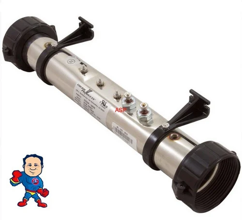Waterway NEO Series 5.5kW Flow-Through Heater Tube – 15″ x 2″ Spa Heating Element