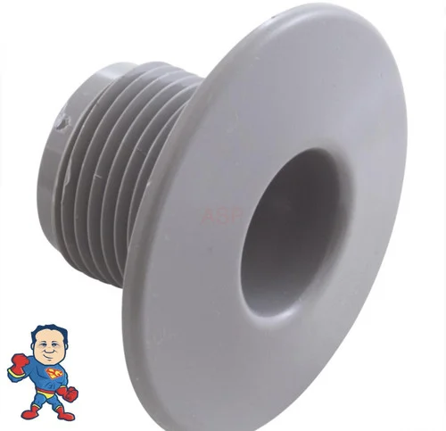 Waterway Ozone Cluster Jet Internal – 2″ Gray Fixed Smooth Face, 1″ Thread-In Hole
