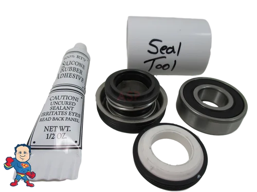 WUA 200 300 400 Intertek LX Pump Seal Bearing Kit – Wet End Replacement for Spa & Hot Tub