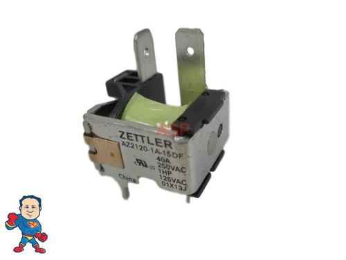 Zettler T-90 SPST Relay 15VDC 30A – Balboa Circuit Board Repair Component